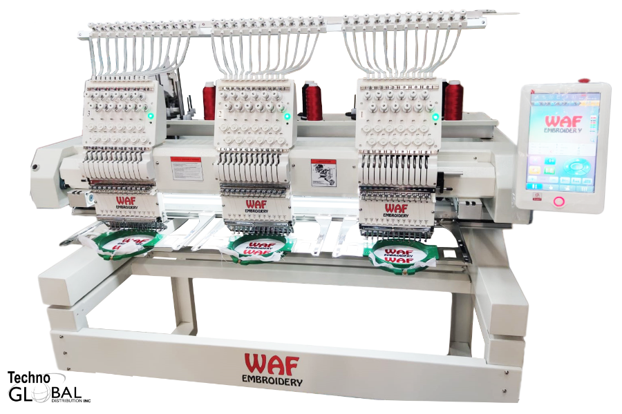 WAF Embroidery Oficial:: Máquinas de Bordar Industrial Compacta - WAF-1500